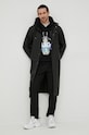 Bunda Rains Longer Jacket 18360.01 čierna SS22