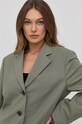 Blazer s příměsí vlny Tiger Of Sweden zelená S70381012