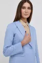 μπλε Blazer με μείγμα λινών Weekend Max Mara