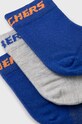 Detské ponožky Skechers (3-pak) SK41064 modrá SS22
