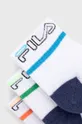 Παιδικές κάλτσες Fila(3-pack) λευκό