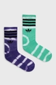 zielony adidas Originals skarpetki (2-pack) HC9538 Damski