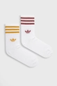 biały adidas Originals Skarpetki (2-pack) HC9563 Damski