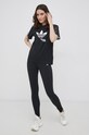 adidas Originals Legginsy Adicolor HD2352 z elastanem czarny HD2352