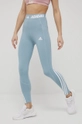 adidas Performance edzős legging 3-stripes HD4492 kék