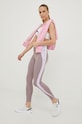 Puma legginsy treningowe Evostripe 847071 fioletowy SS22