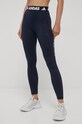 adidas Performance legginsy treningowe Techfit 3Bar HD1987 z elastanem granatowy HD1987
