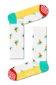 Κάλτσες Happy Socks μπεζ