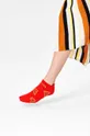 κόκκινο Μικρές κάλτσες Happy Socks Γυναικεία