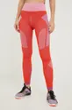 arancione adidas by Stella McCartney leggings da allenamento Donna