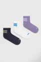 μωβ Κάλτσες adidas (3-pack) Γυναικεία