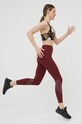 adidas Performance legginsy do biegania Own The Run HB9238 z elastanem bordowy HB9238