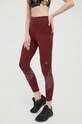 adidas Performance legginsy do biegania Own The Run HB9238 HB9238 bordowy SS22