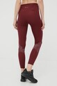 Odzież adidas Performance legginsy do biegania Own The Run HB9238 HB9238 bordowy