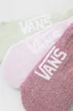 Vans - Κάλτσες (3-pack) ροζ