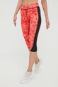 Diadora legginsy do biegania Be One wzorzyste pomarańczowy 102.178143