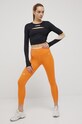 P.E Nation legginsy treningowe Uprise 22PE1G038 pomarańczowy SS22