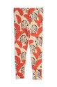 Mini Rodini leggins copii 2223012342 rosu SS22