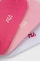 Κάλτσες Fila(3-pack) ροζ