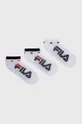 білий Дитячі шкарпетки Fila (3-pack) Для дівчаток