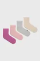 ružová Detské ponožky United Colors of Benetton (4-pak) Detský
