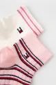 Tommy Hilfiger - Παιδικές κάλτσες (2-pack) ροζ