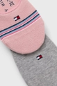 Tommy Hilfiger skarpetki dziecięce (2-pack) różowy