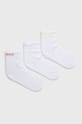Skechers skarpetki dziecięce 3-pack melanż biały SK41053