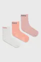 ροζ Παιδικές κάλτσες Skechers 3-pack Παιδικά