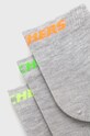 Dětské ponožky Skechers 3-pack SK41053 šedá AW23