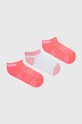 Skechers skarpetki dziecięce 3-pack skarpetki krótkie różowy SK43032