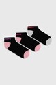 Skechers skarpetki dziecięce 3-pack skarpetki krótkie czarny SK43032