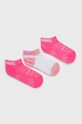 Skechers skarpetki dziecięce (3-pack) skarpetki krótkie fioletowy SK43032