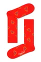 Happy Socks skarpetki Pizza Slice czerwony