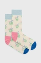 μπεζ Κάλτσες Happy Socks Ανδρικά