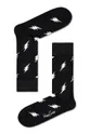 czarny Happy Socks skarpetki Black & White (4-pack)