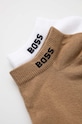 Κάλτσες BOSS 2-pack 50467730 μπεζ SS25