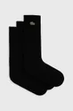 čierna Ponožky Lacoste Unisex