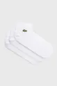 biały Lacoste skarpetki (3-pack) RA4183 Unisex