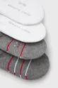 Ponožky Tommy Hilfiger (4-pak) sivá