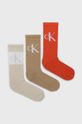 oranžová Ponožky Calvin Klein (3-pak) Pánsky