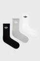 biela Ponožky adidas Originals (3-pack) Unisex