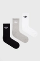 белый Носки adidas Originals (3-pack) HC9548 Unisex