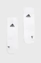 biały adidas Performance skarpetki HA0112 Unisex