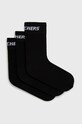 Skechers skarpetki (3-pack) melanż czarny SK41040