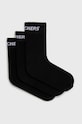 Skechers skarpetki (3-pack) melanż czarny SK41040