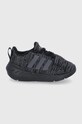 Παιδικά παπούτσια adidas Originals Swift Run συνθετικό μαύρο GW8167