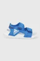 modrá Detské sandále adidas GV7797 Chlapčenský