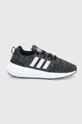 чёрный Детские ботинки adidas Originals Swift Run GW8176 Для мальчиков