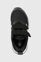 adidas sneakersy dziecięce FortaRun czarny H04166